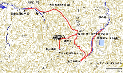 槇尾山 蔵岩 - 地図