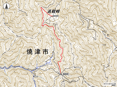 満観峰 - 地図