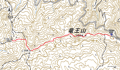 金勝アルプス耳岩 - 地図
