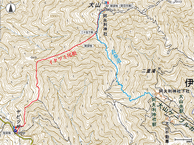 丹沢 大山 - 地図