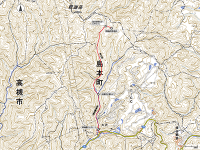 釈迦岳見晴台 - 地図
