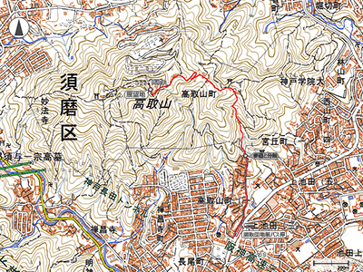 高取山 - 地図