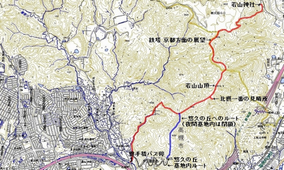 若山 悠久の丘 - 地図